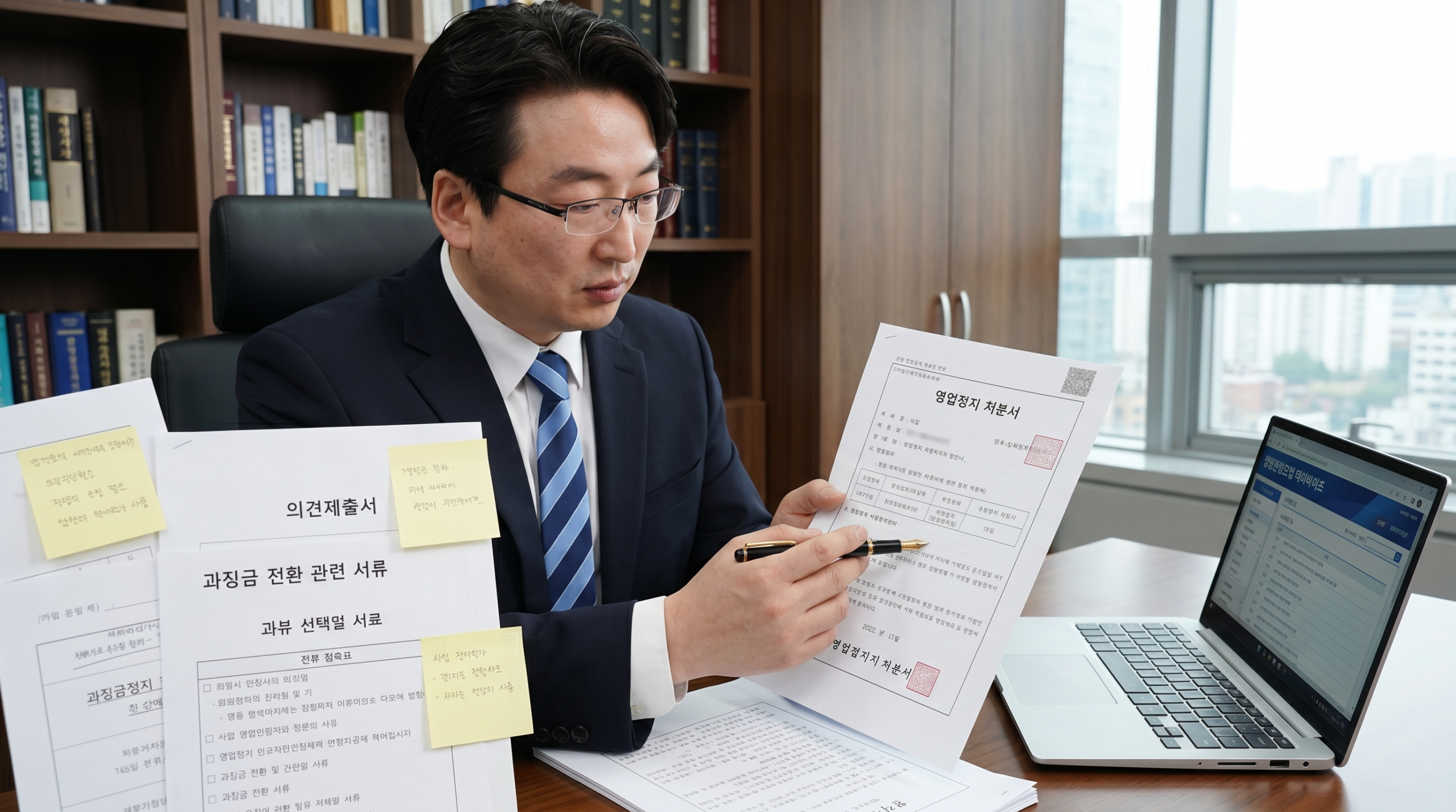 영업정지 15일 처분 과징금 전환 감경